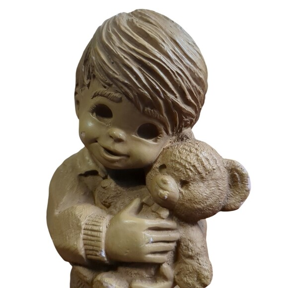 Vintage 1986 Fannykins  Boy with Teddy Bear * My Teddy Figurine  By Bill Mack - Picture 4 of 6